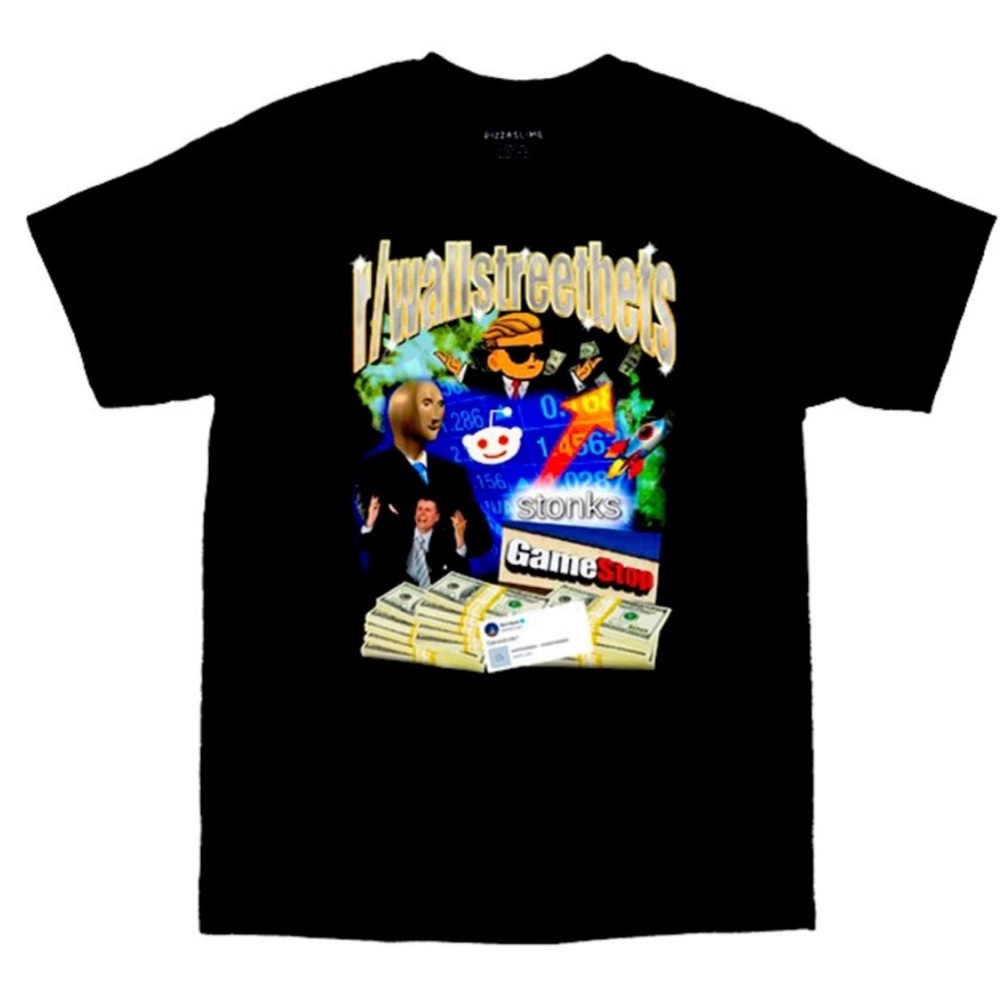Pizzaslime x r/WallStreetBets T-Shirt